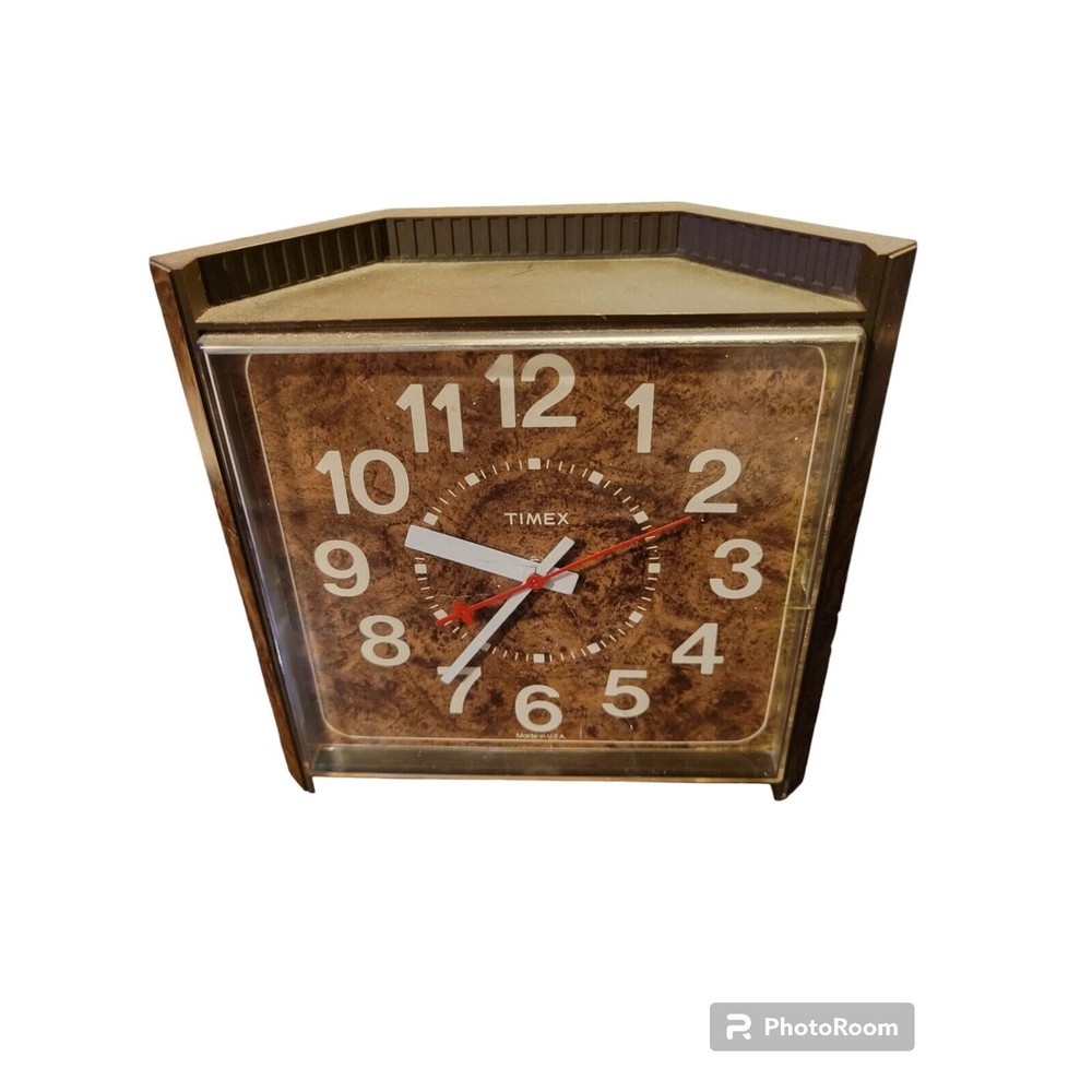 Timex Vintage General Electric Analog Wall Clock Perfect Prop 1970 - Picture 1 of 10
